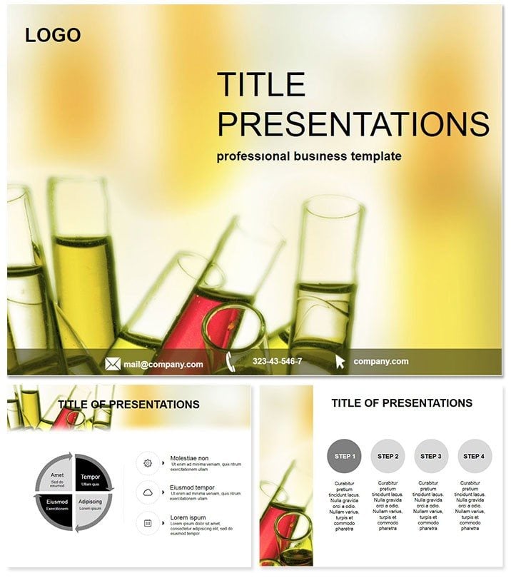 Chemistry PowerPoint template presentation
