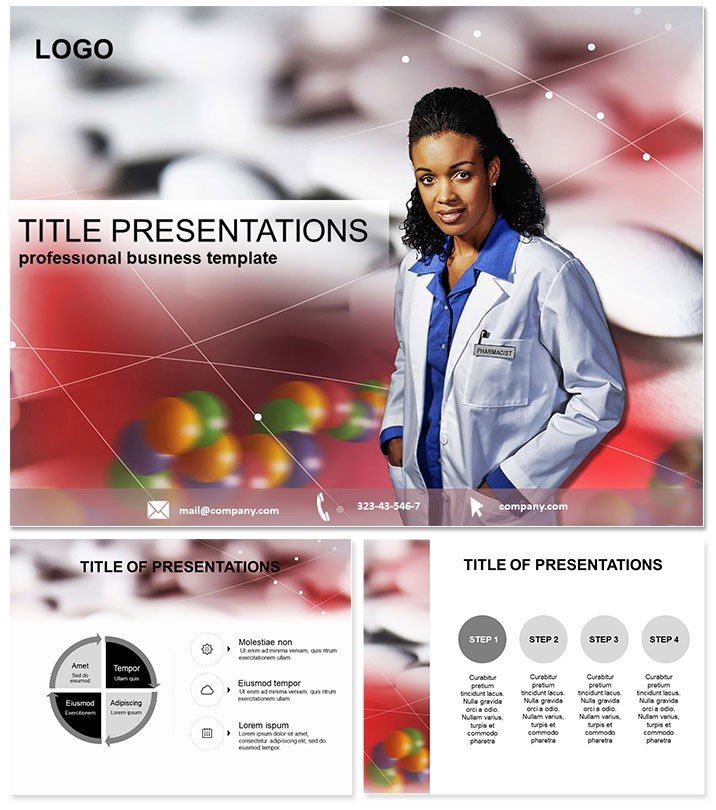 Medicine and Pharmaceutics PowerPoint Template for Presentation