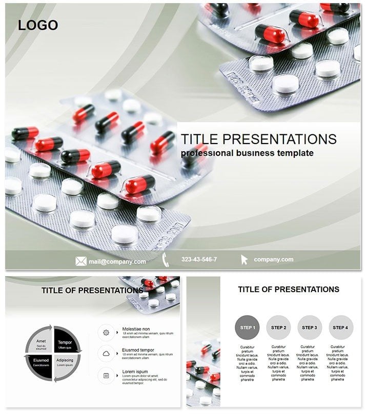 Search drugs PowerPoint Template