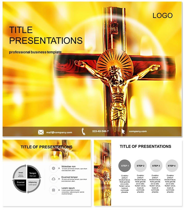 Christian Cross PowerPoint Template