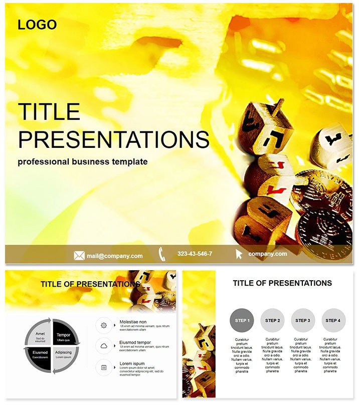 Jewish tradition PowerPoint Template