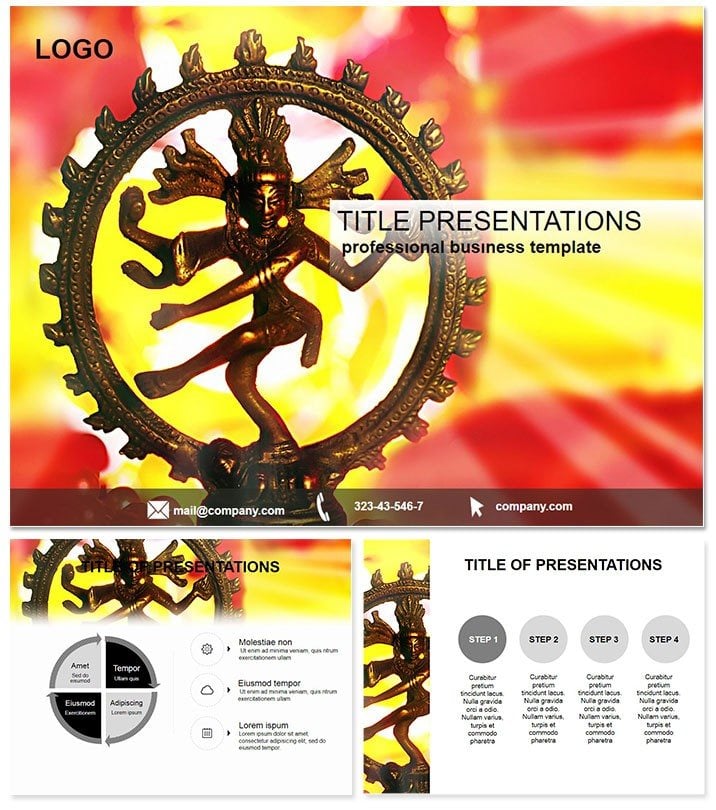 Indian religions PowerPoint Template