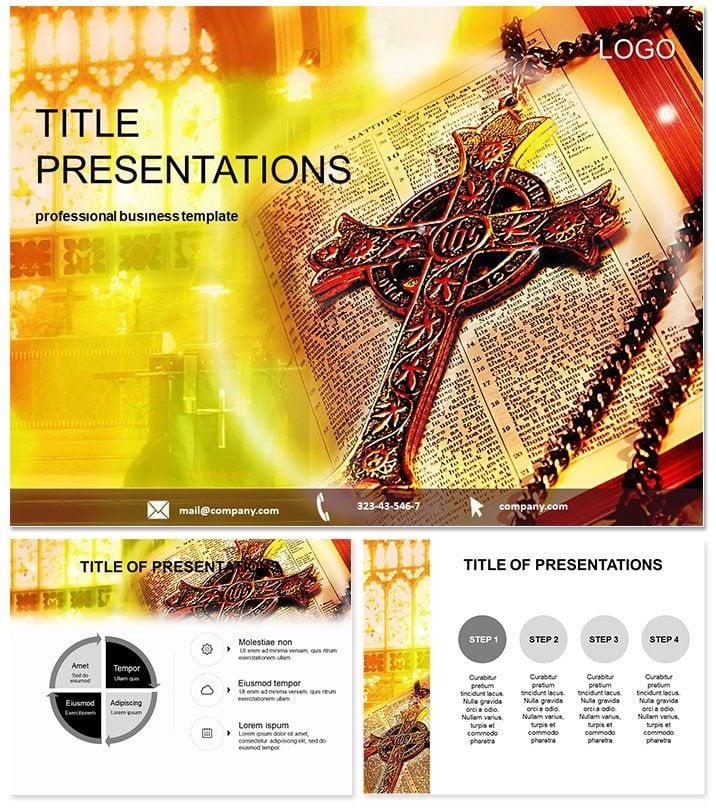 Preaching the Gospel PowerPoint Template