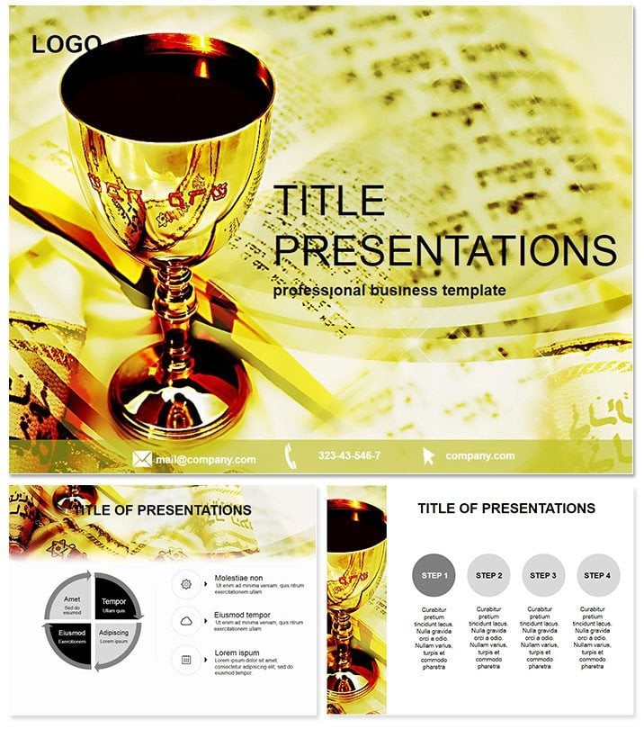 Holiday Passover (Pesach) PowerPoint Template