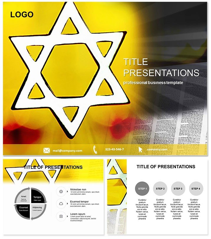 Jewish faith PowerPoint Template