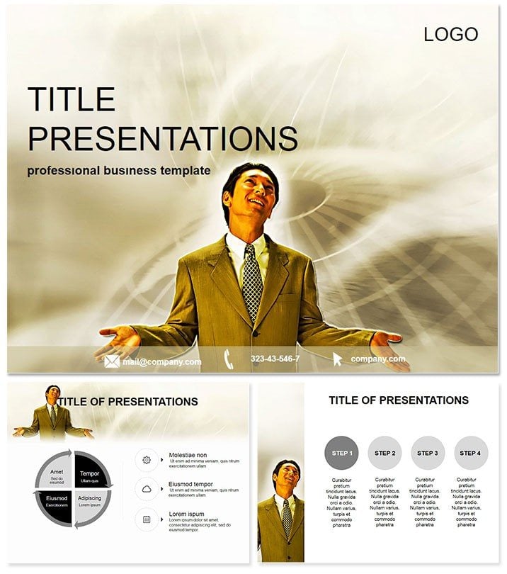 Key business issues PowerPoint Template
