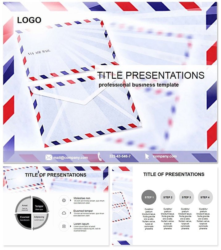 Mail services PowerPoint Template