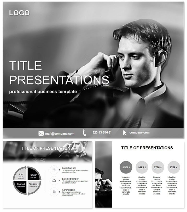 Business assistance PowerPoint Template
