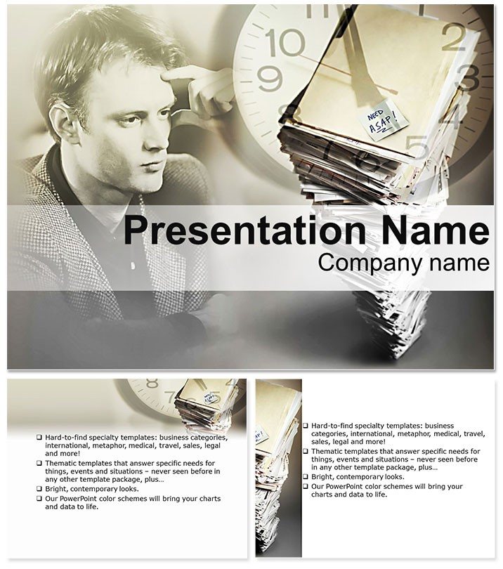 Document management PowerPoint Template