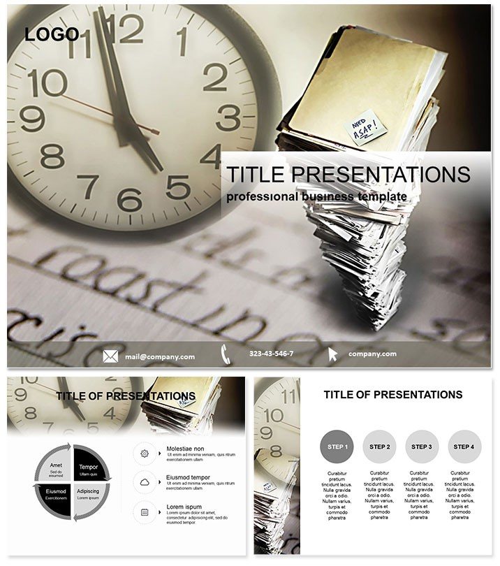 Working time PowerPoint Template
