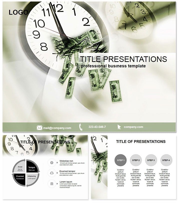 Time to Make Money PowerPoint Template