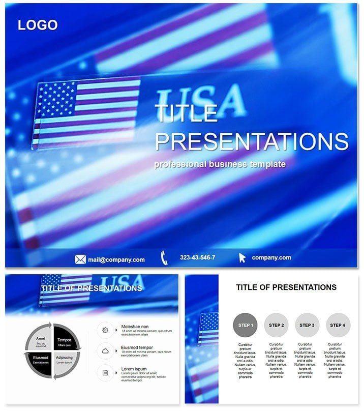 The United States of America PowerPoint Template