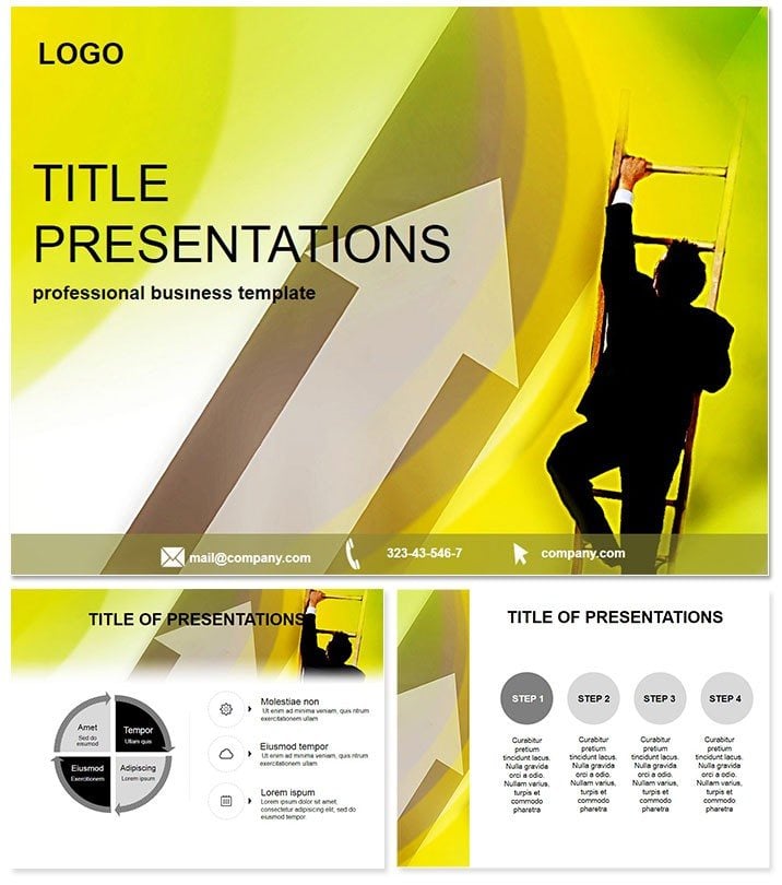 Successful strategies PowerPoint Template