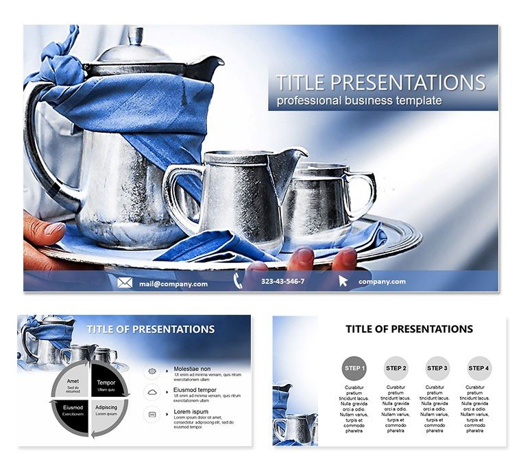 Free Hotel Service PowerPoint Template for Presentations