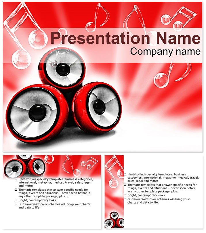 Music and audio PowerPoint templates