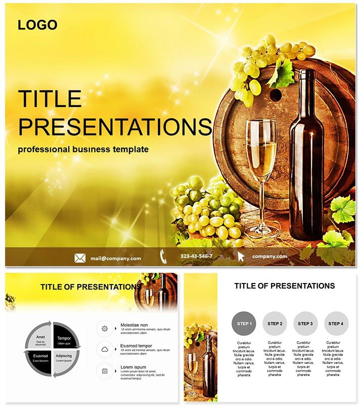 Wine Guide PowerPoint presentation template