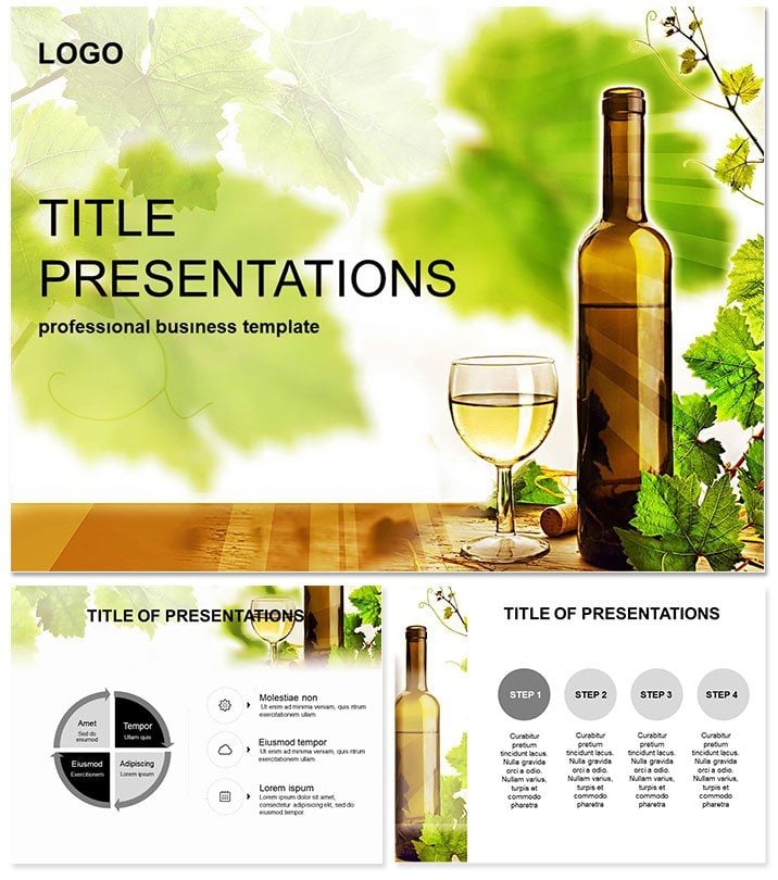 Wine Tasting PowerPoint Template - Professional Presentation | Download