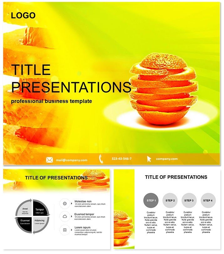 Diet Products PowerPoint templates