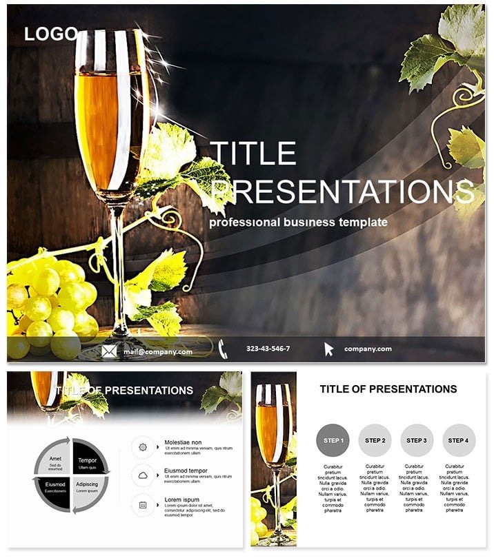 Wine Company PowerPoint presentation template