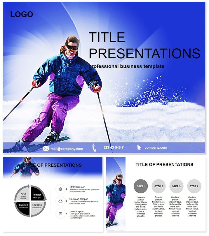 Mountain Ski Resort PowerPoint templates