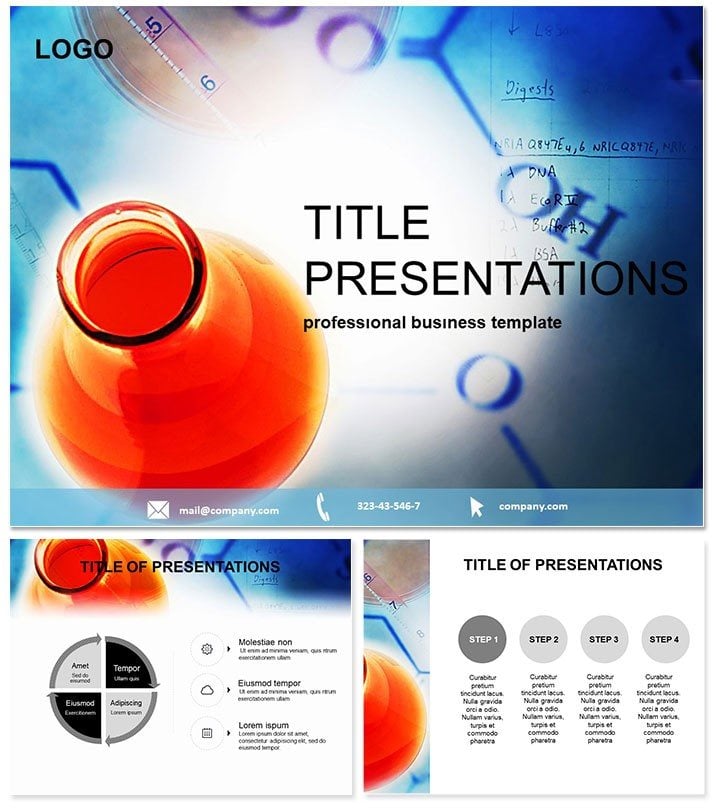 Chemical Industries PowerPoint Template - Professional Presentation Templates