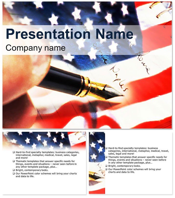 U S Government PowerPoint Template