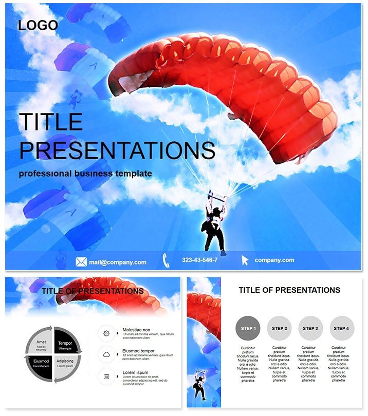 Parachuting PowerPoint Template