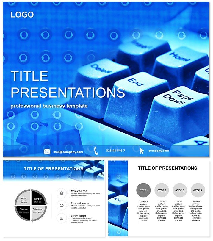 Typing PowerPoint Template