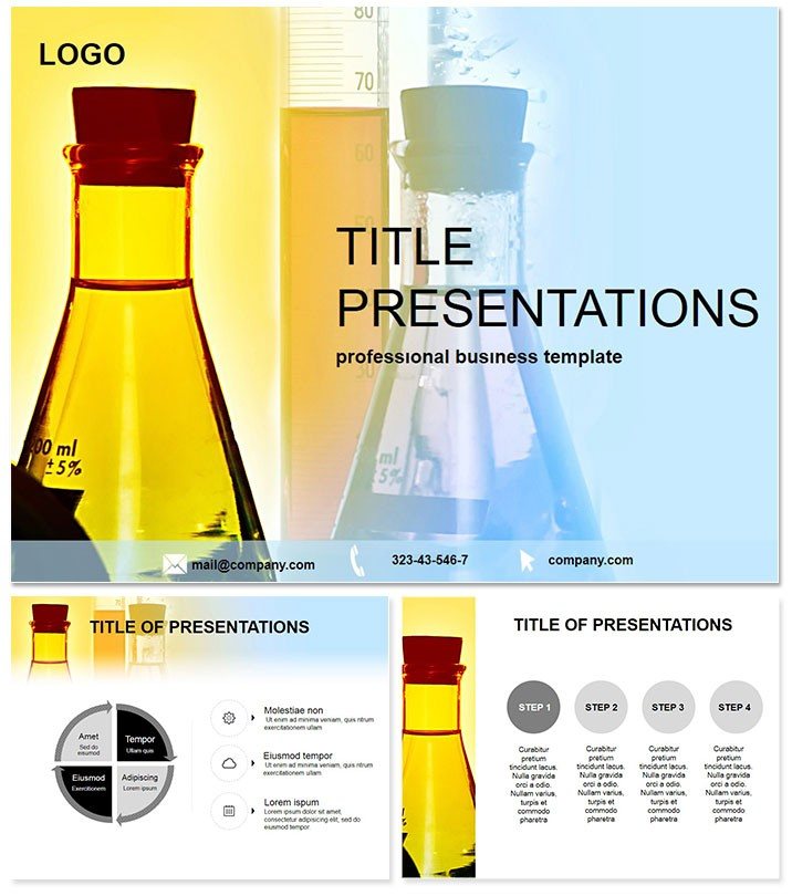 Chemistry projects PowerPoint Template