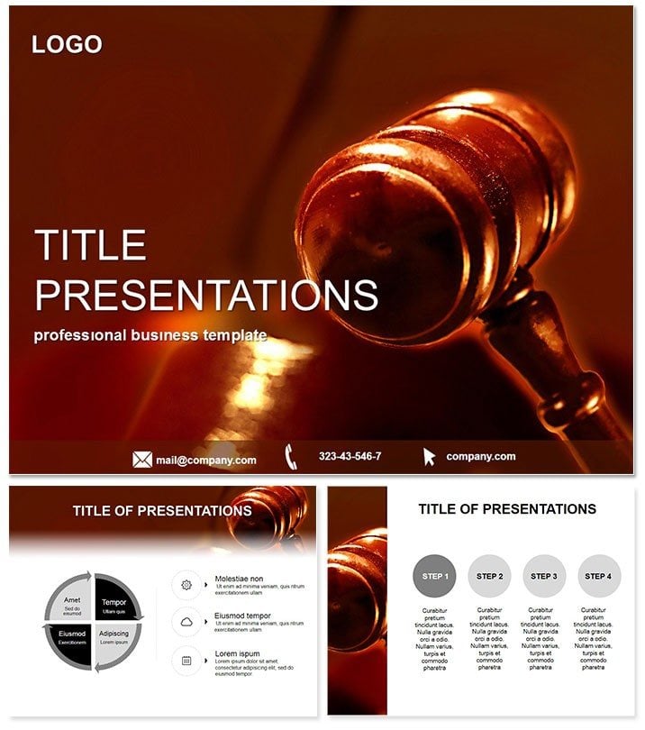 Legal system PowerPoint Template