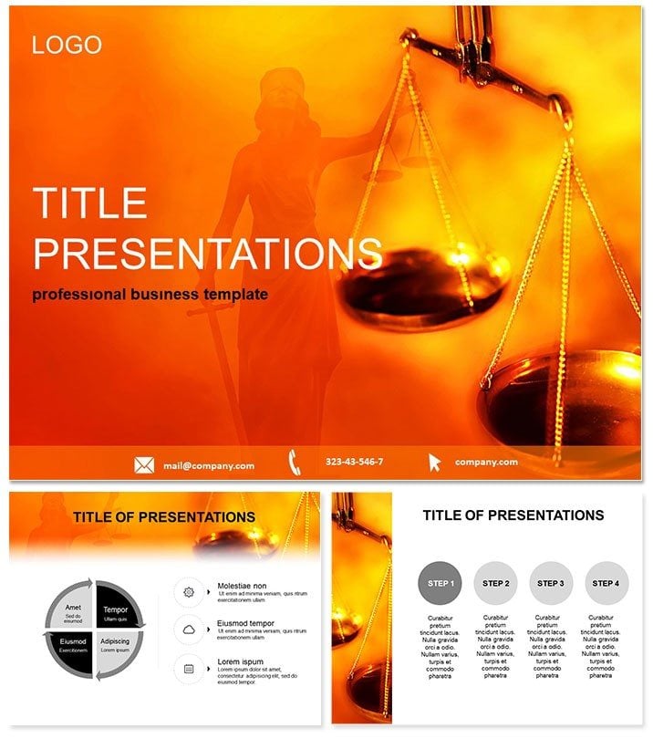 Criminal Justice PowerPoint Template - Professional PPTX and Google Slides