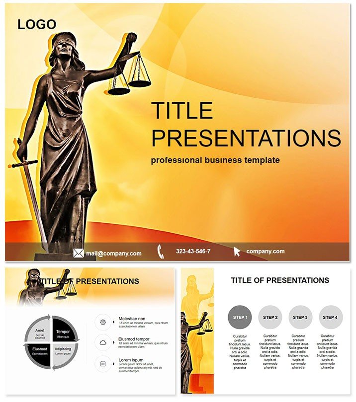Law Justice PowerPoint Template | Professional Legal Presentation