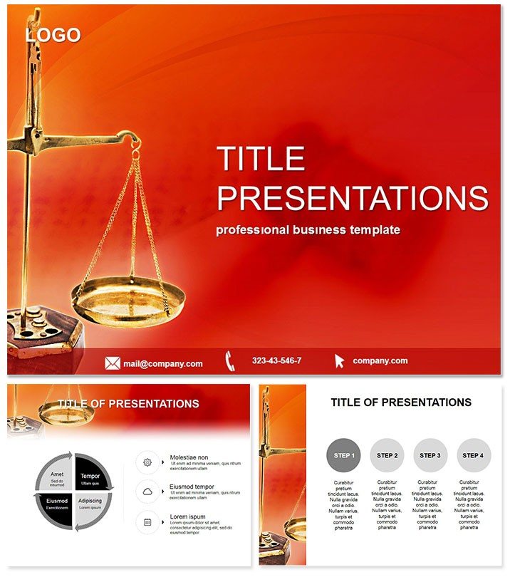 Law degree PowerPoint Template