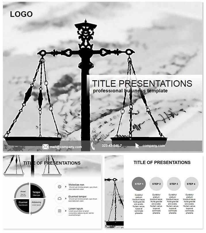 Violation of Law PowerPoint Templates