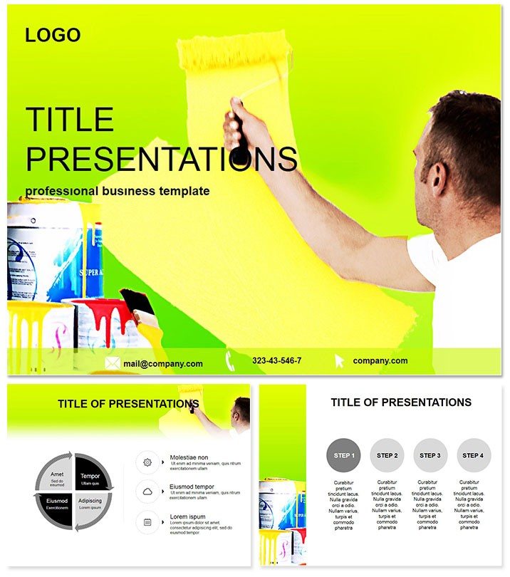 Apartment Repair PowerPoint Template | Professional Presentation