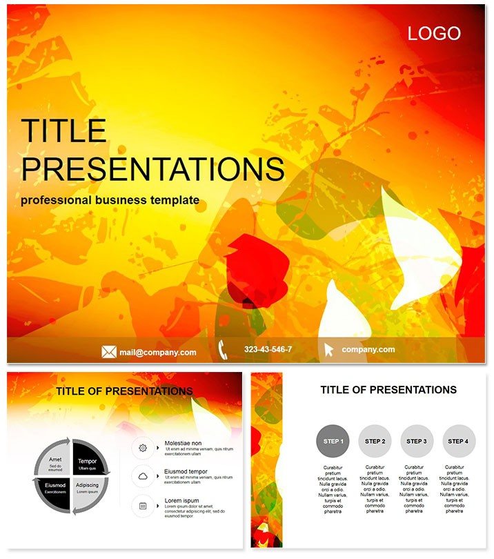 Fantastic Specks PowerPoint templates