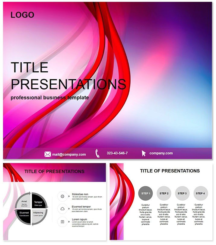 Plexus Ray PowerPoint templates