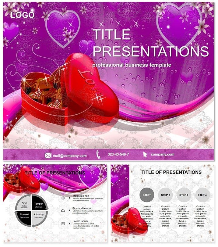 Show Your Love with Red Heart PowerPoint Template