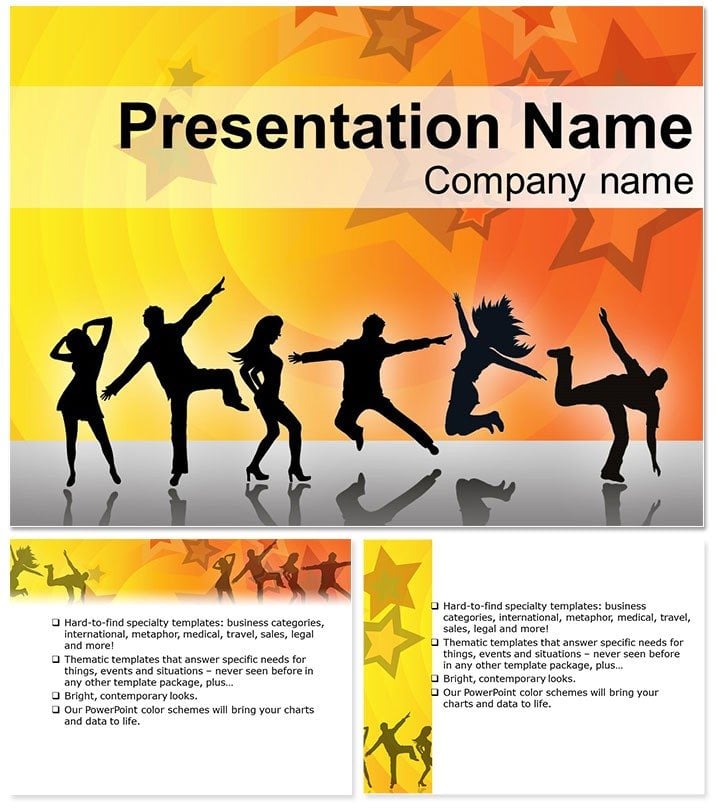 Disco Party PowerPoint templates