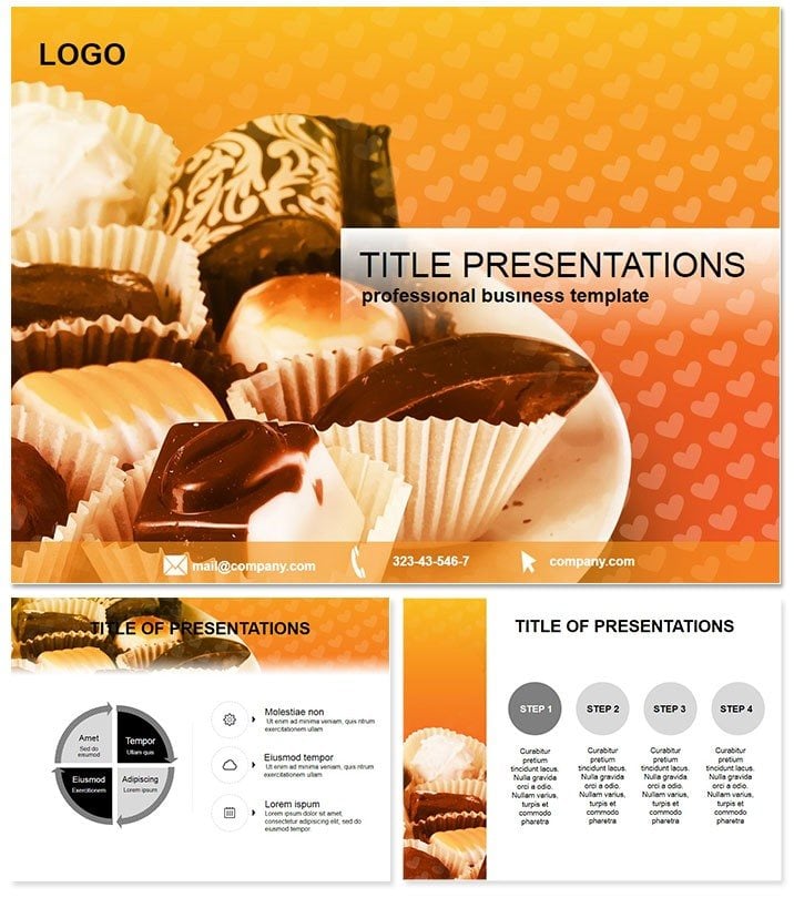 Sweet candy PowerPoint templates