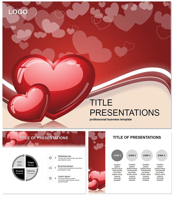 Heart on Valentines Day PowerPoint templates