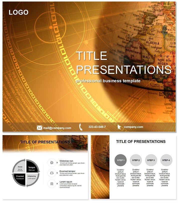 Planet PowerPoint template