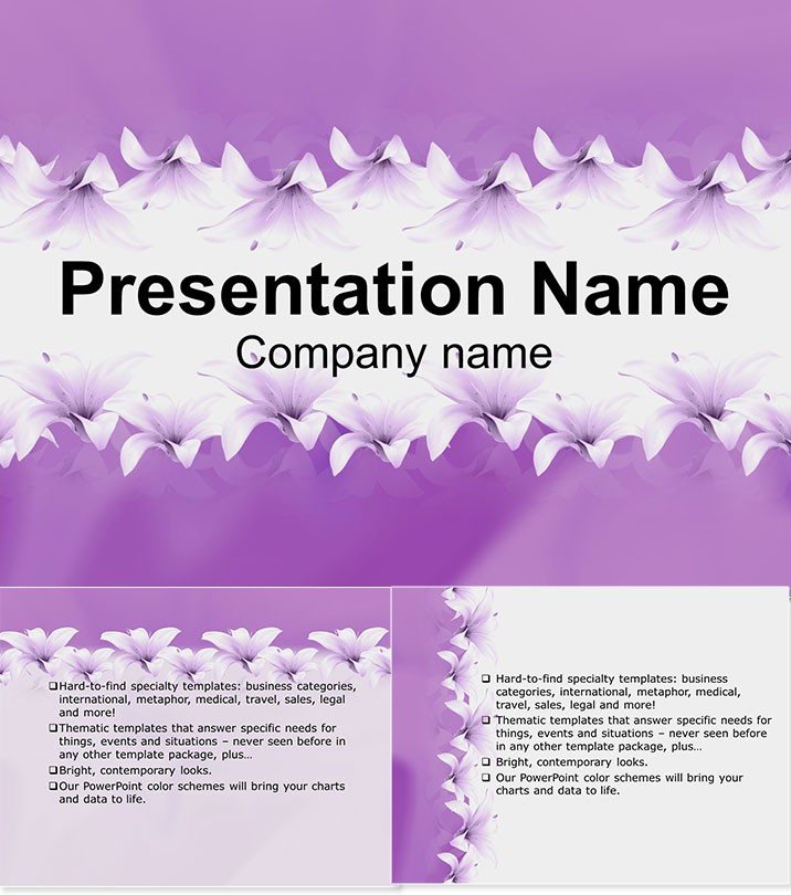 Little Lily PowerPoint Template | Download Premium Presentation Themes