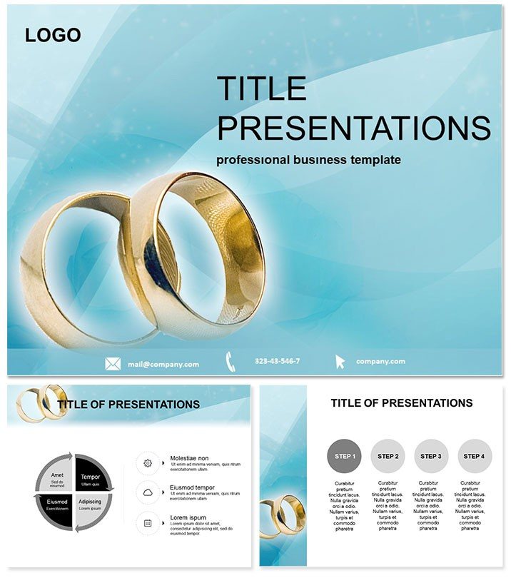 Engagement Ring PowerPoint template