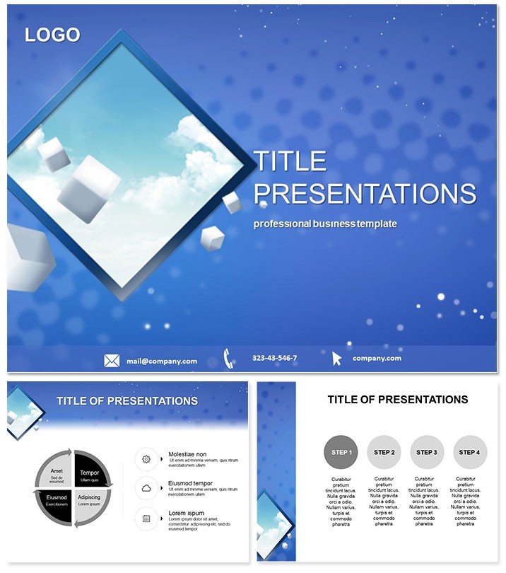 Square PowerPoint Template - Download Presentation Design