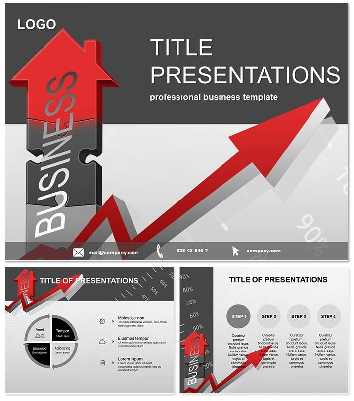 Business Growth Strategies PowerPoint presentation template