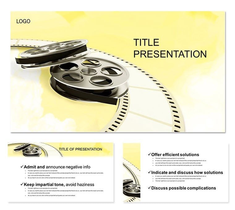 Reel of Film PowerPoint Template | Professional Presentation