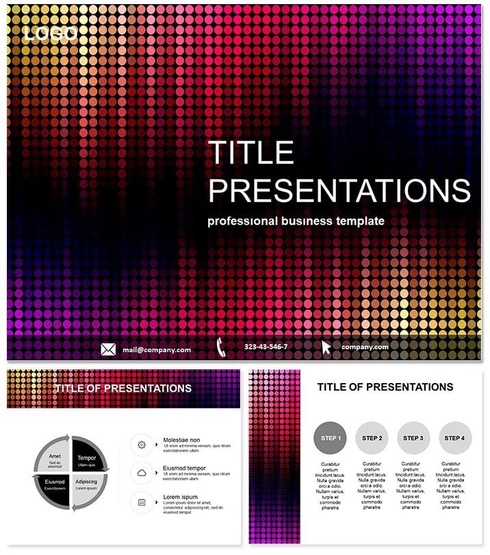 Music Equalizer PowerPoint templates