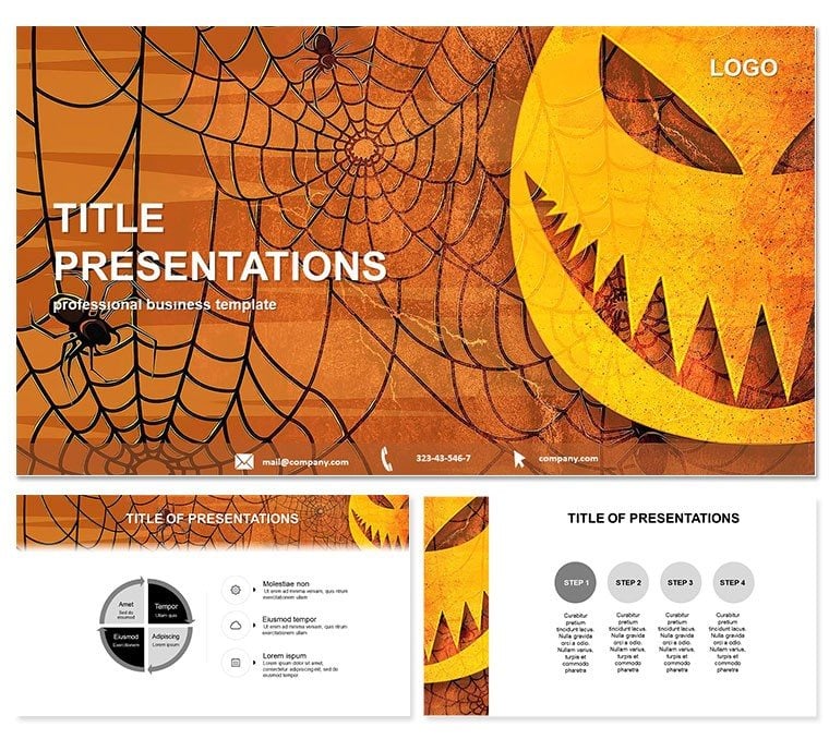 Halloween Background PowerPoint template