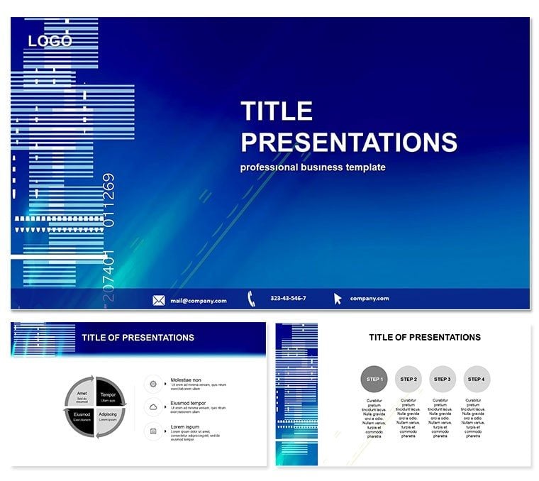 Barcode PowerPoint template